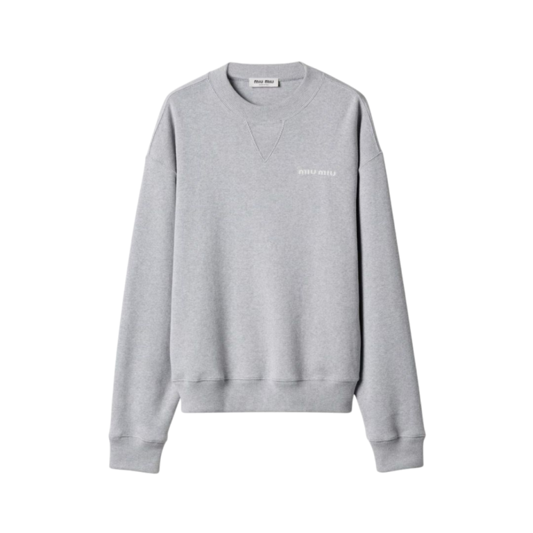 FELPA - MIU MIU IN COTONE GREY