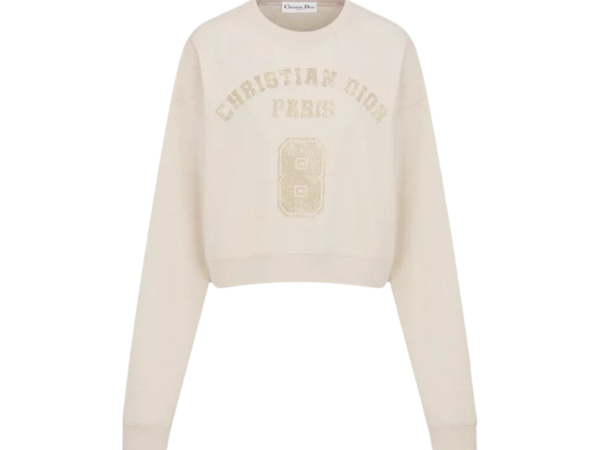 FELPA - DIOR JERSEY DI COTONE BEIGE