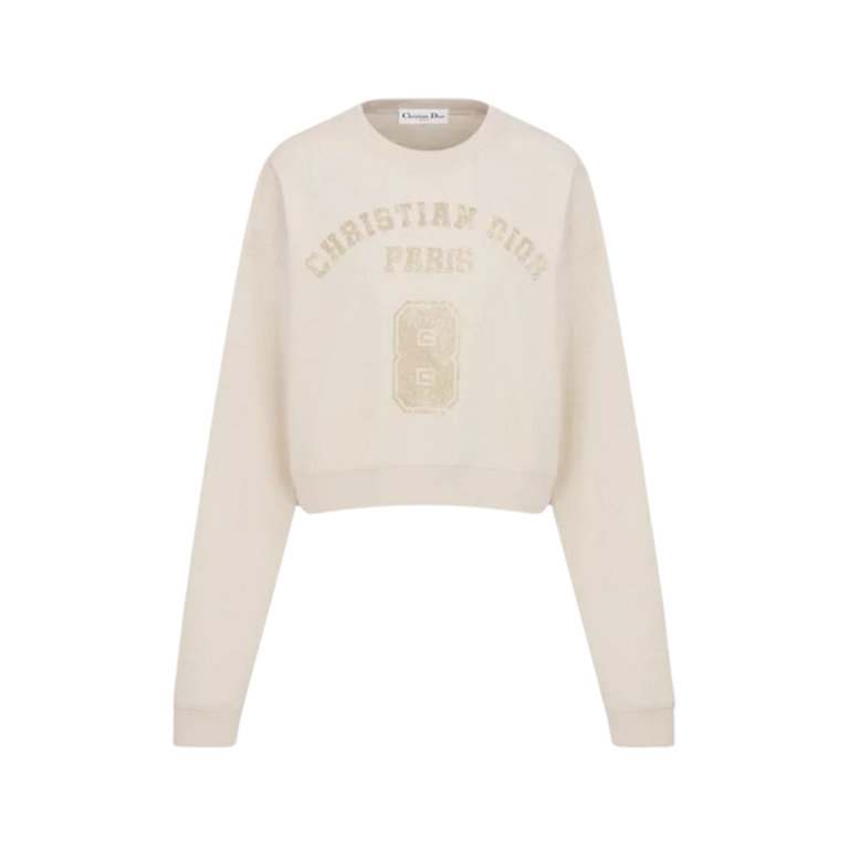 FELPA - DIOR JERSEY DI COTONE BEIGE