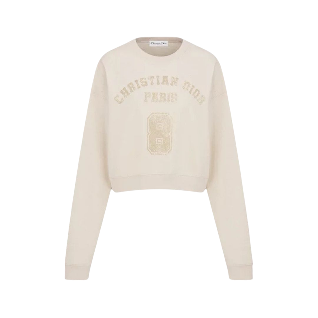 FELPA - DIOR JERSEY DI COTONE BEIGE