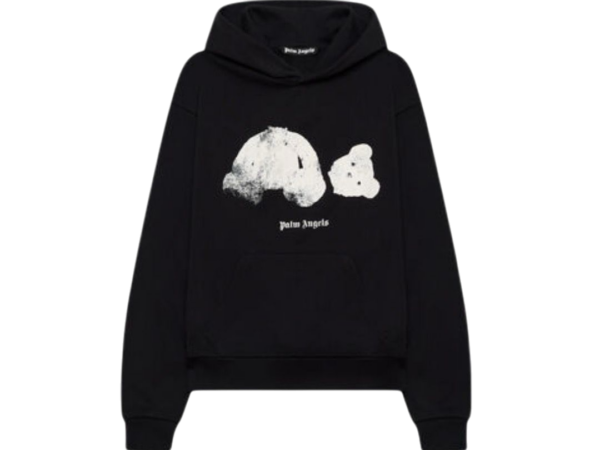 FELPA - PALM ANGELS CON CAPPUCCIO BROKEN BEAR