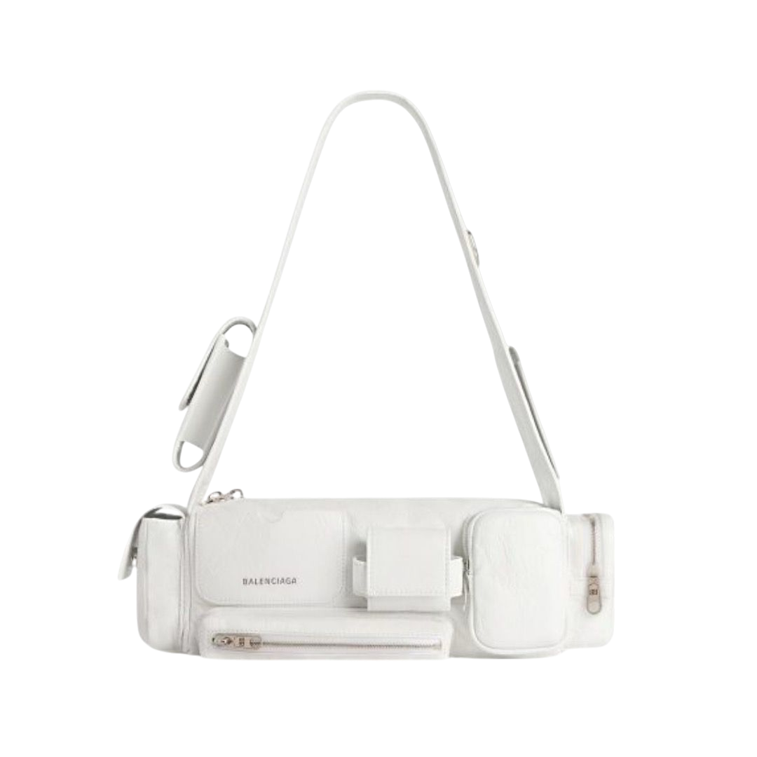 BORSA - BALENCIAGA SUPERBUSY XS TRACOLLA BIANCA