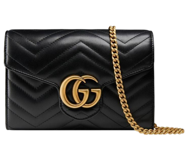 BORSA - GUCCI MARMONT MATELASSE NERO 20cm