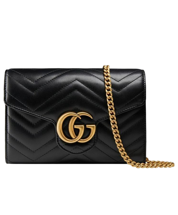 BORSA - GUCCI MARMONT MATELASSE NERO 20cm