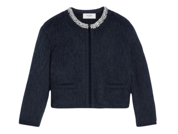 CARDIGAN - CELINE MOHAIR NERO