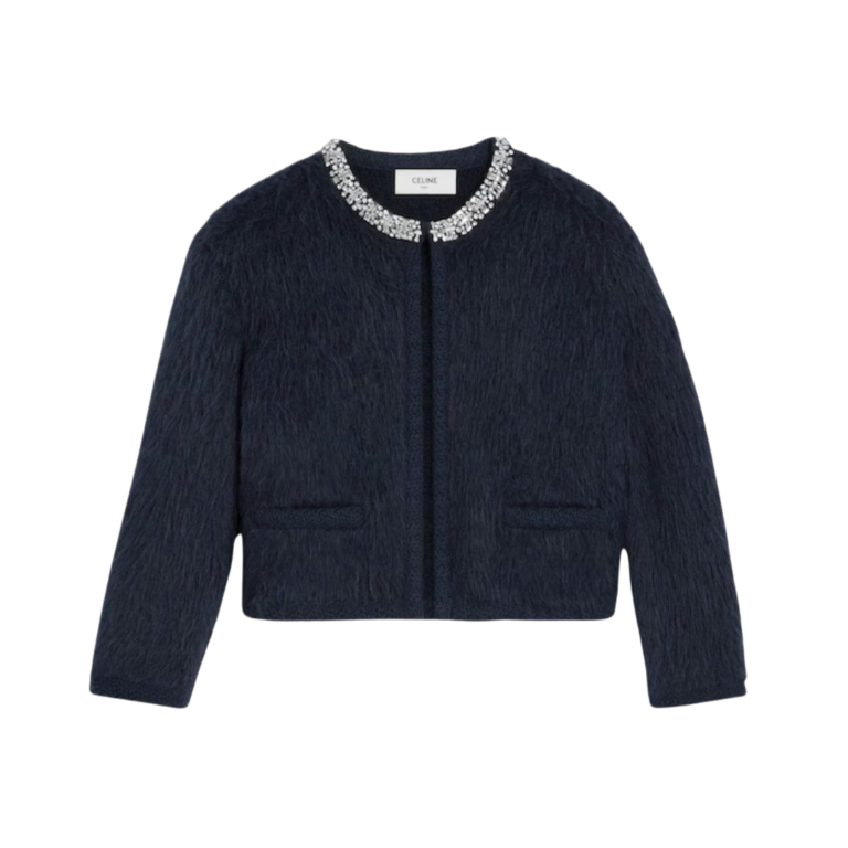 CARDIGAN - CELINE MOHAIR NERO