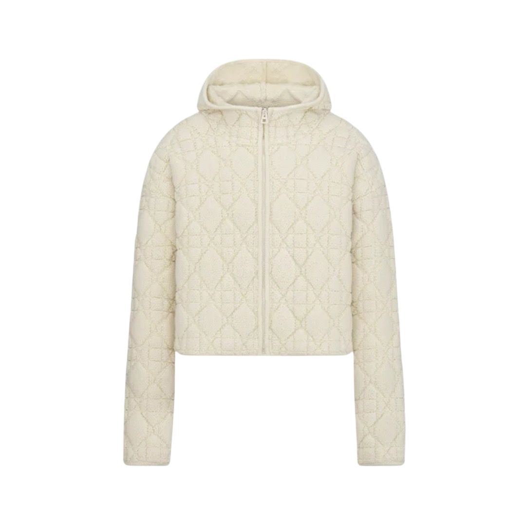 CARDIGAN - DIOR CANNAGE CON ZIP E CAPPUCCIO