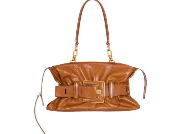 BORSA - BALMAIN MEDIA ATHEM A SPALLA MARRONE