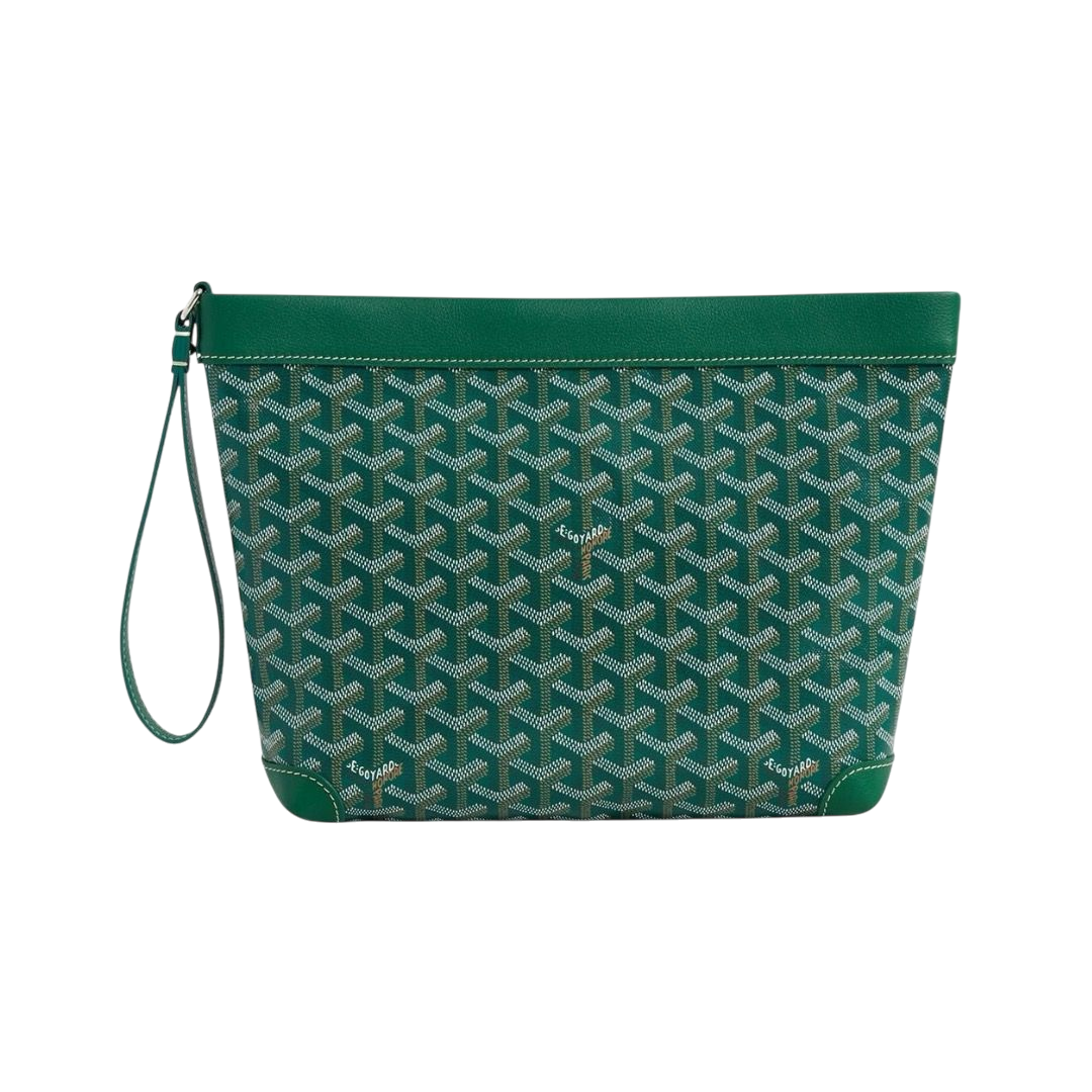 BORSA - GOYARD CONTI POUCH VERDE
