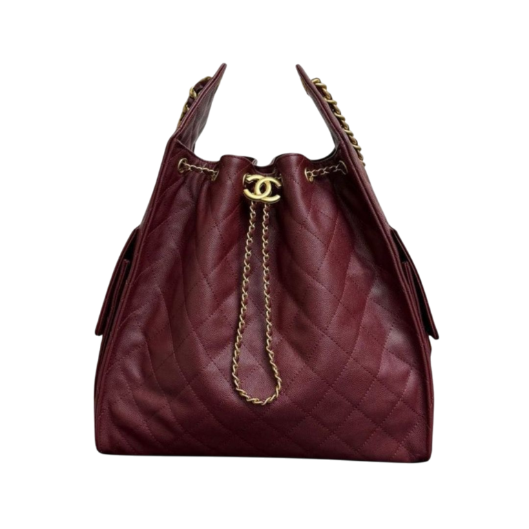BORSA - CHANEL 25 HOBO BORDEAUX