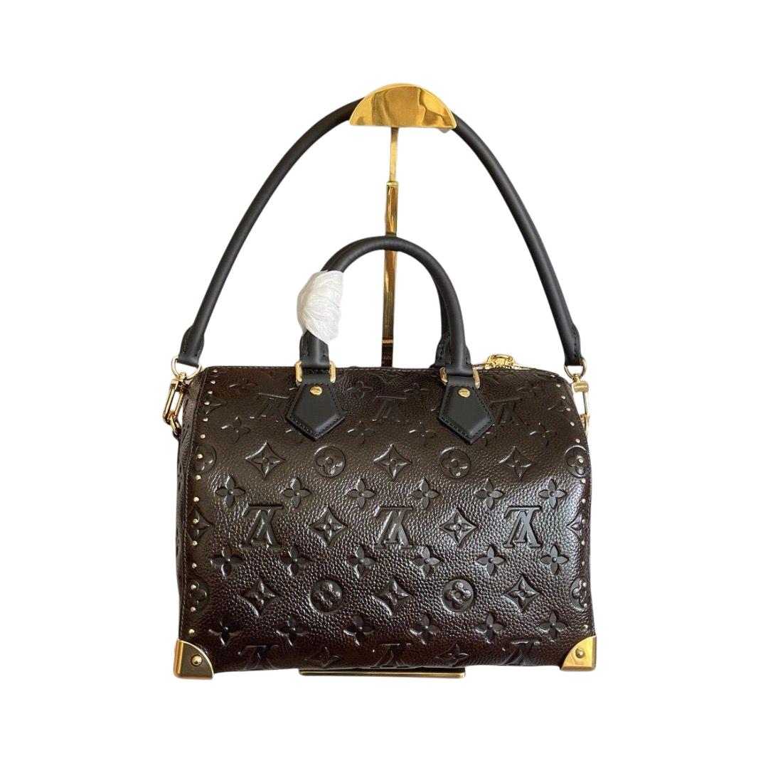BORSA - LOUIS VUITTON BROWN SPEEDY SPALLA