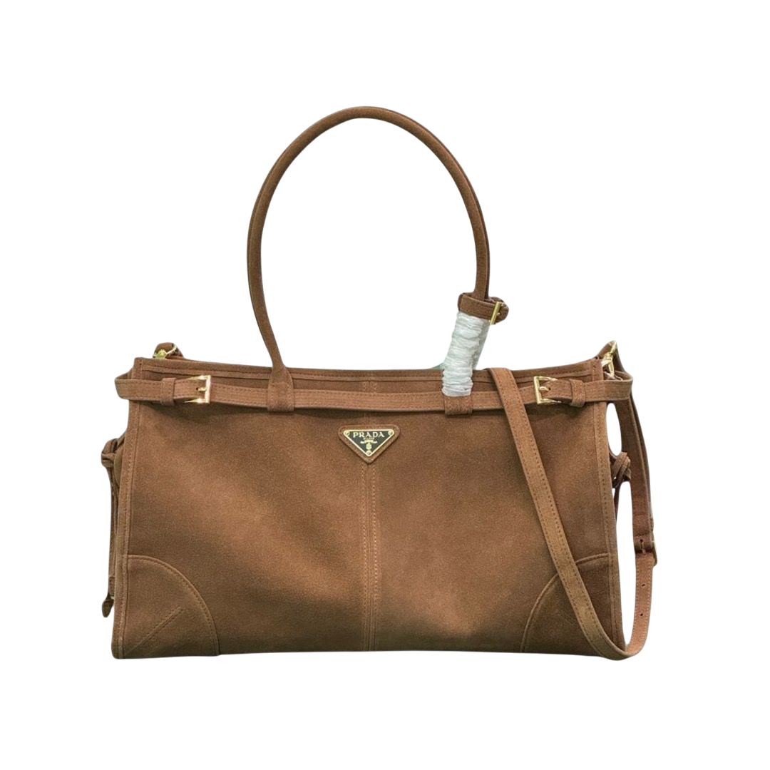 PRADA BAG TOTE BROWN CACAO