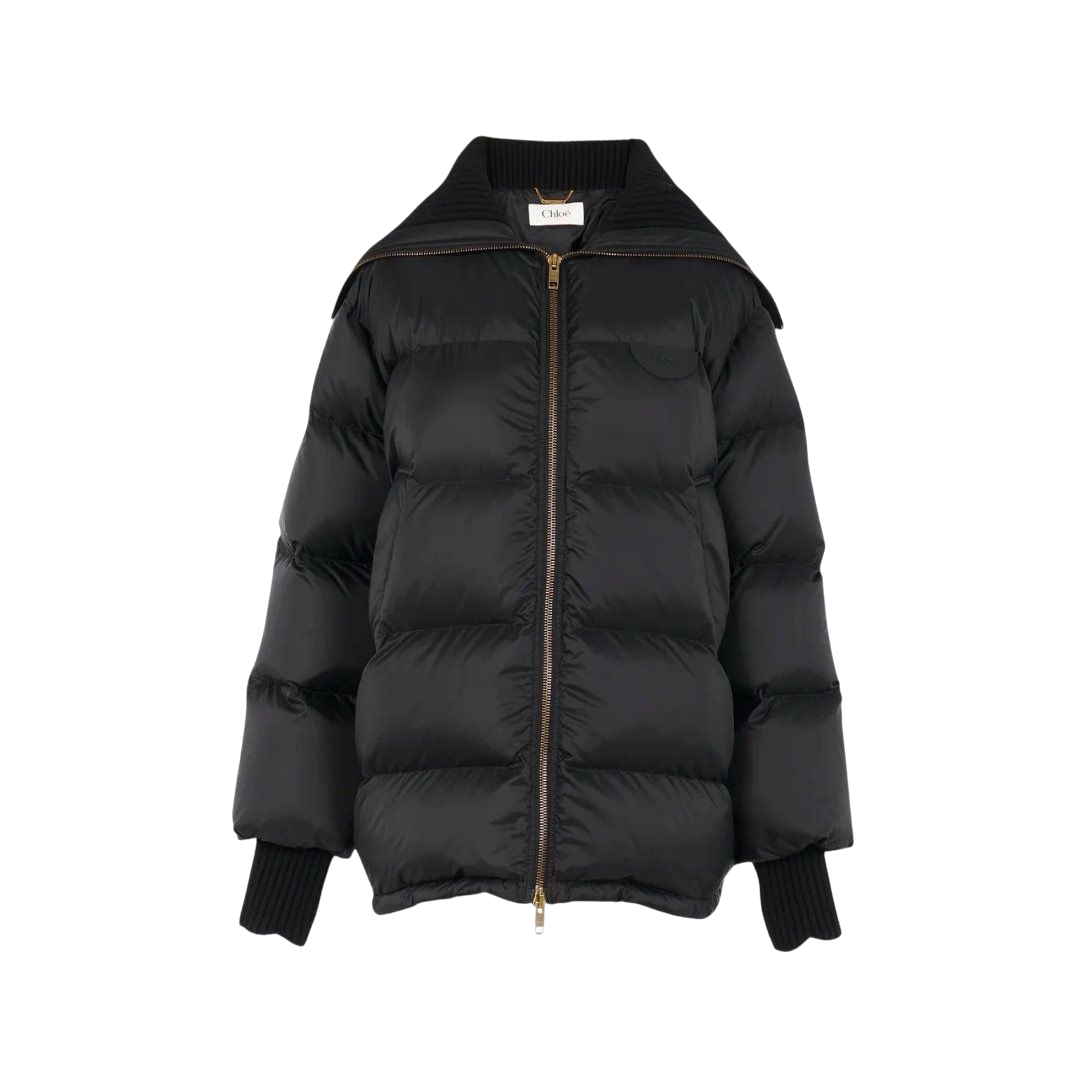 JACKET CHLOÈ TRAPUNTATA BLACK