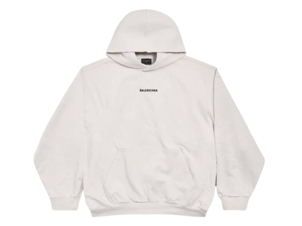 FELPA - BALENCIAGA BACK BIANCO SPORCO