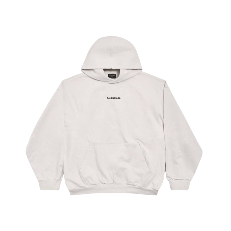 FELPA - BALENCIAGA BACK BIANCO SPORCO
