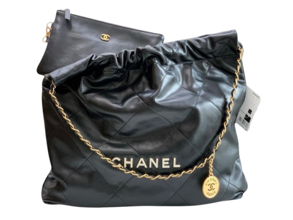 BORSA - CHANEL TRAPUNTATA LUCIDA NERO