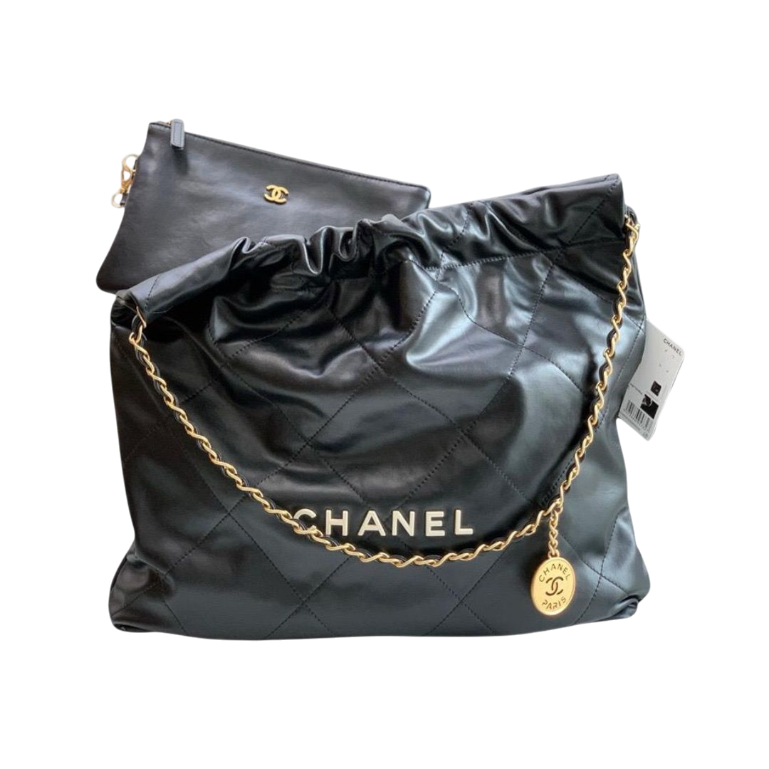 BORSA - CHANEL TRAPUNTATA LUCIDA NERO