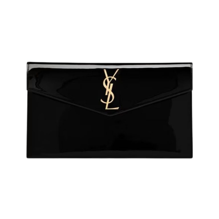 BORSA TRUCCHI - SAINT LAURENT UPTOWN POUCH VERNICIATA