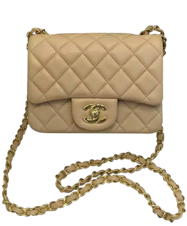 MINI BORSA - CHANEL FLOP BEIGE 20cm