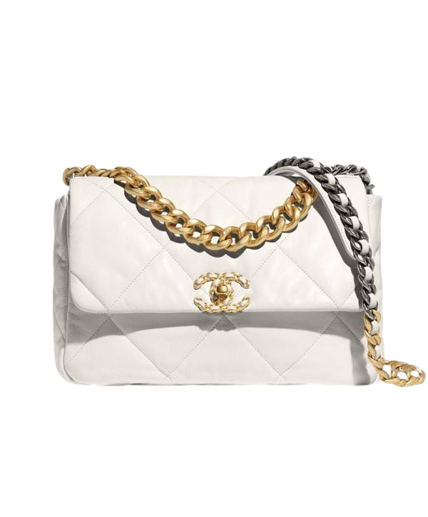 BORSA - CHANEL 19 BIANCO