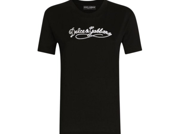 T-SHIRT - DOLCE & GABBANA IN JERSEY CON RICAMO