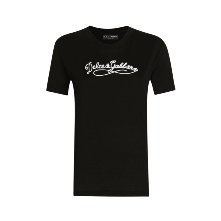 T-SHIRT - DOLCE & GABBANA IN JERSEY CON RICAMO