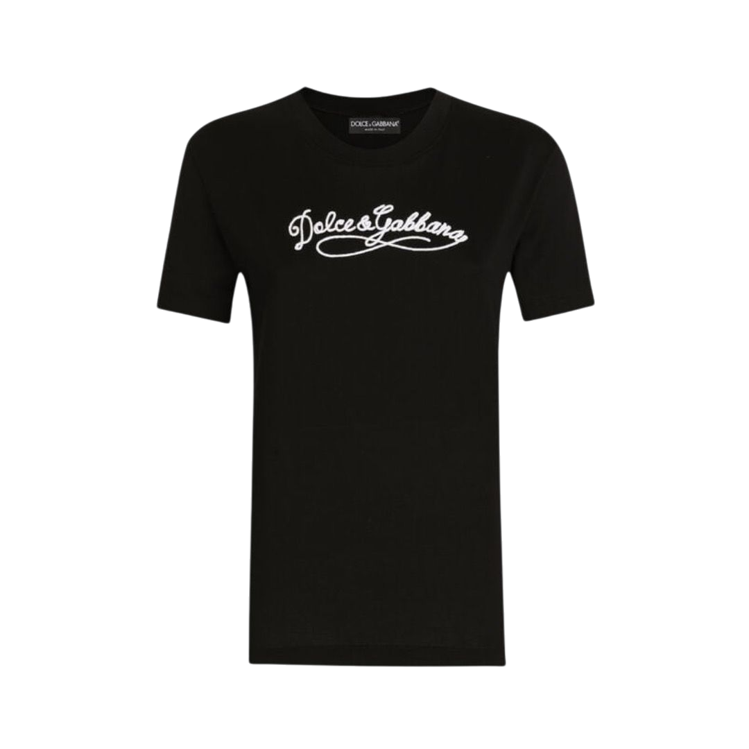 T-SHIRT - DOLCE & GABBANA IN JERSEY CON RICAMO
