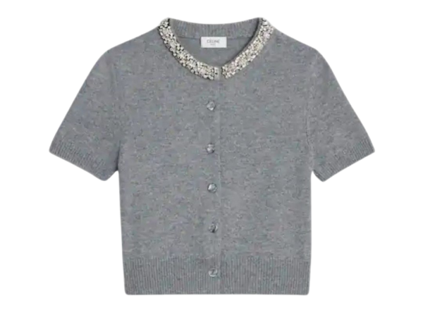 CARDIGAN - CELINE GRIGIO