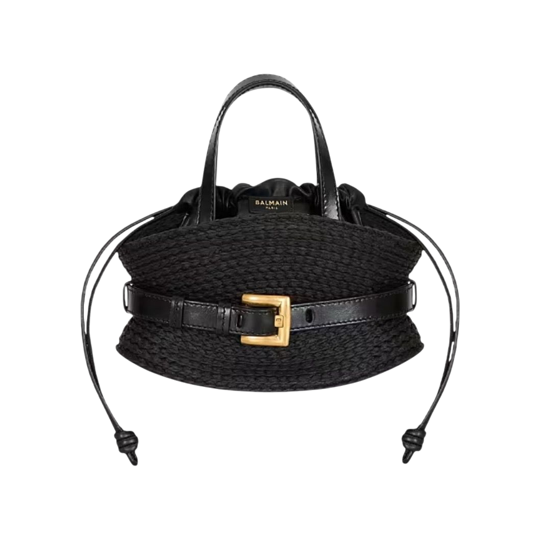 BORSA - BALMAIN SHUFFLE MINI BORSA NERA
