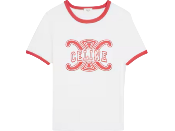 T-SHIRT - CELINE ANNI 70 IN JERSEY DI COTONE