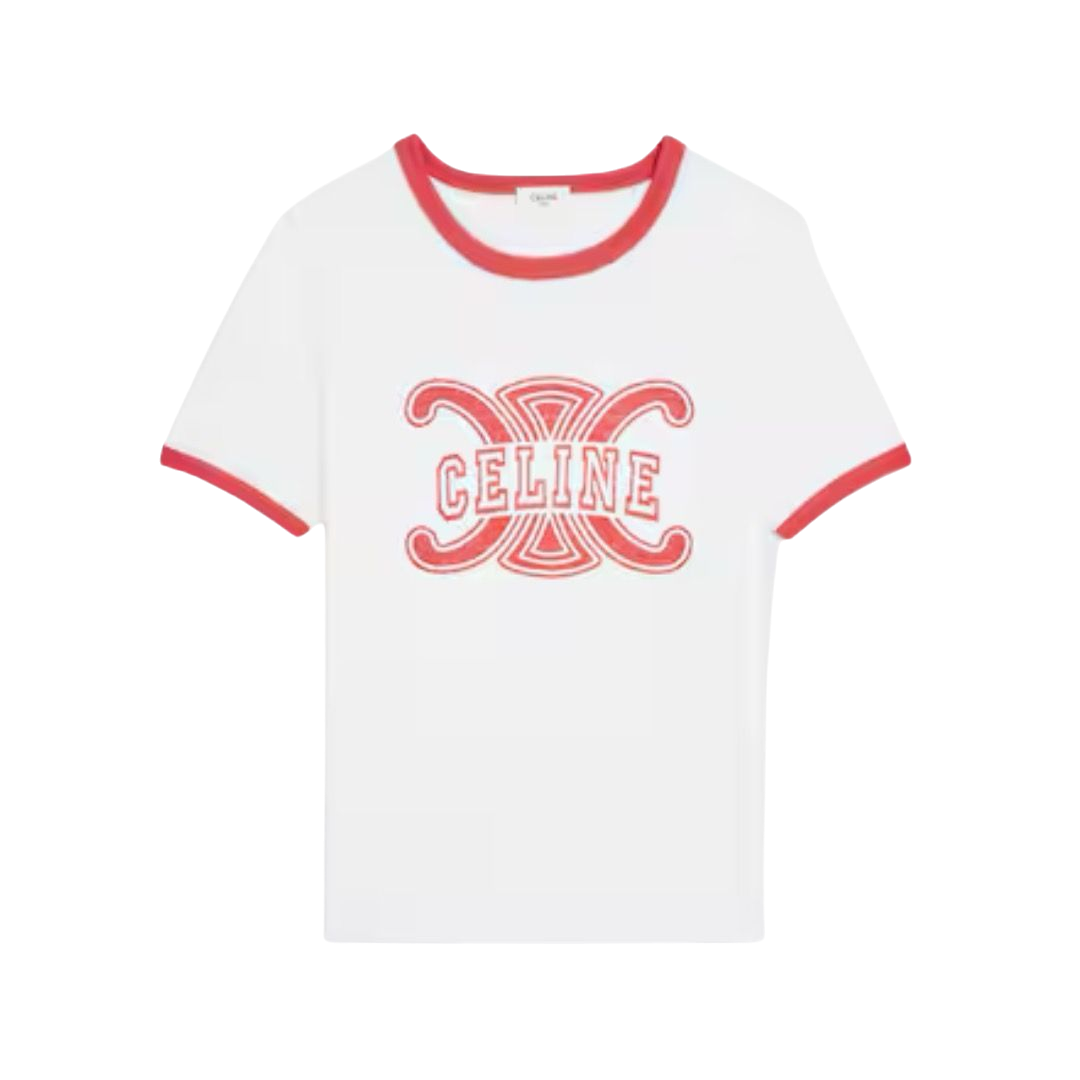 T-SHIRT - CELINE ANNI 70 IN JERSEY DI COTONE