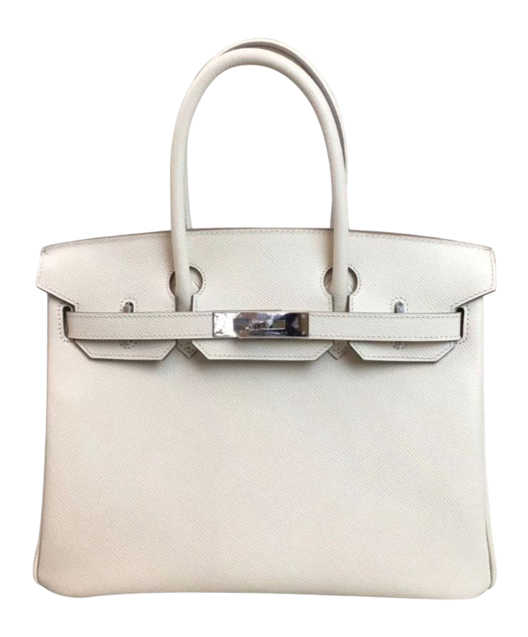 BORSA - HERMES  30 EPSOM BIANCO