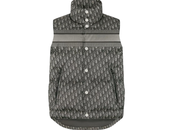GILET DIOR OBLIQUE GREY/BLACK
