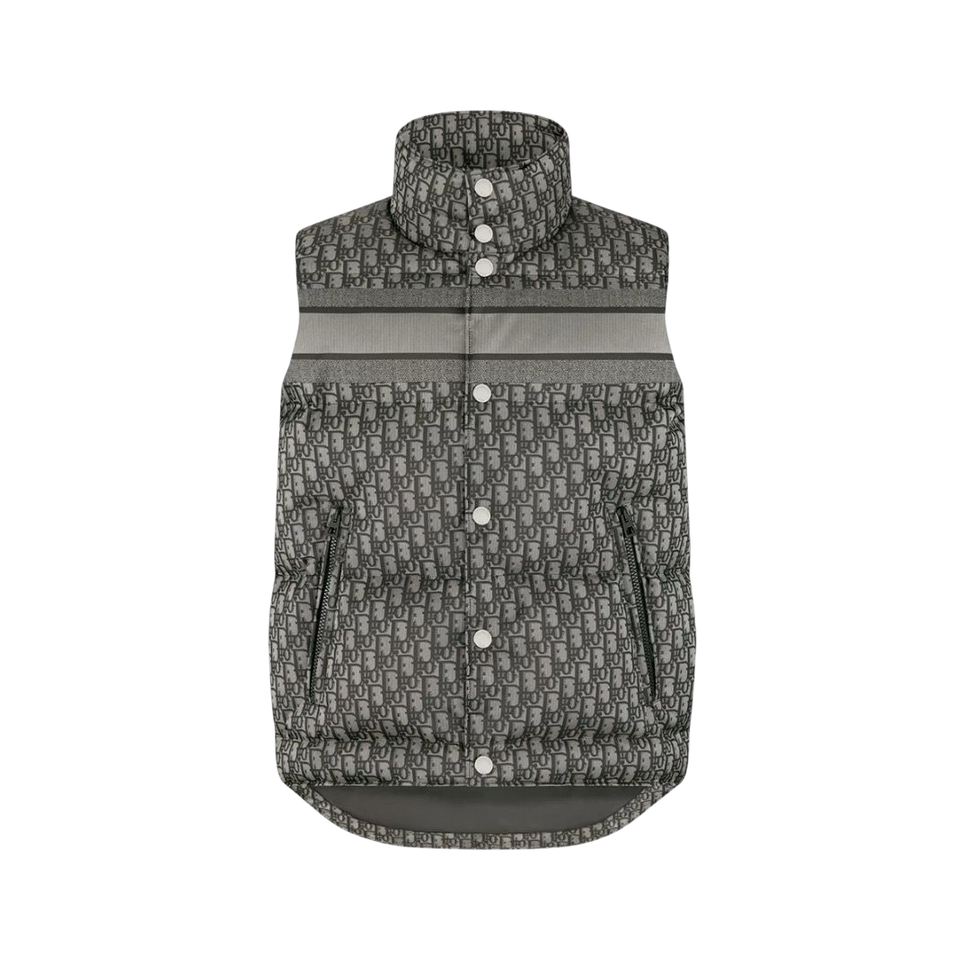 GILET DIOR OBLIQUE GREY/BLACK
