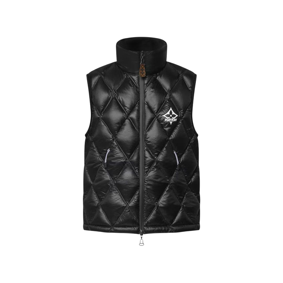 GILET LOUIS VUITTON BLACK DIAMOND RIPSTOP