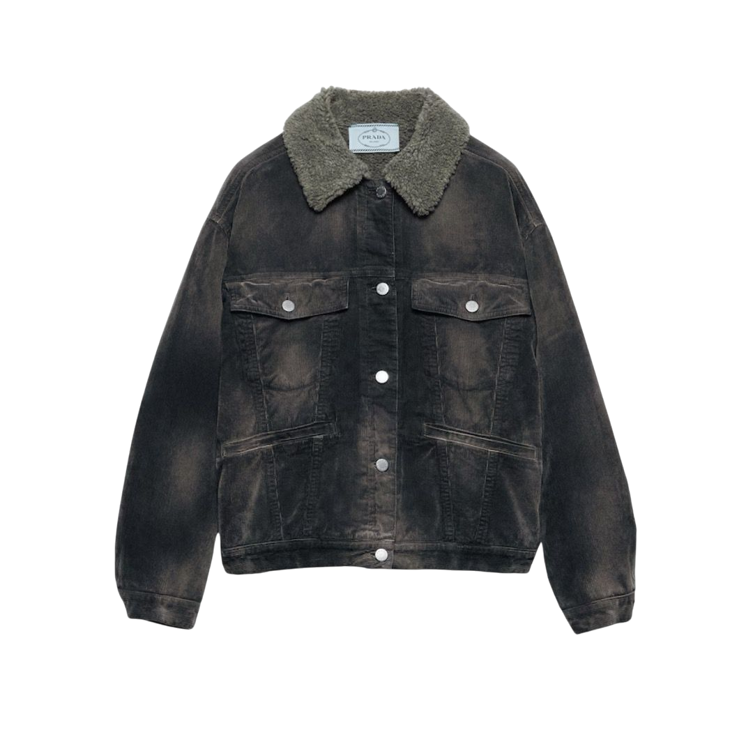 JACKET PRADA BLOUSON IN COTONE