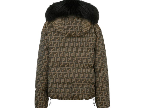 JACKET FENDI MOTIVO MARRONE/NERO