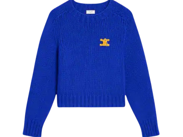 CARDIGAN - CELINE CASHMERE E SETA BLU