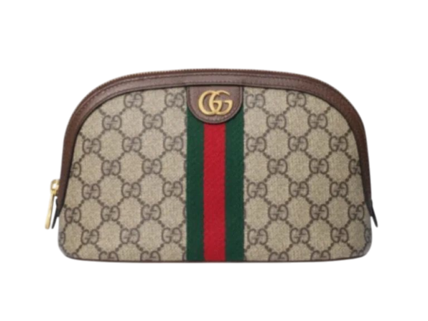 POCHETTE - GUCCI OPHIDIA BEIGE/MARRONE