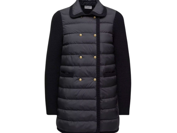 CARDIGAN - MONCLER IMBOTTITO IN LANA E CASHMERE