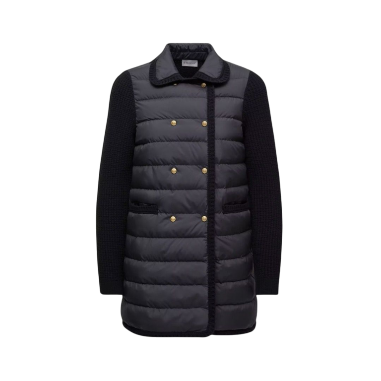 CARDIGAN - MONCLER IMBOTTITO IN LANA E CASHMERE