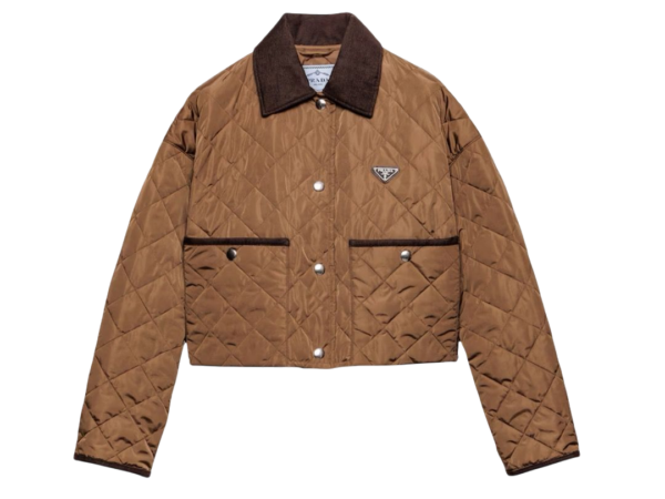 JACKET PRADA CROP NYLON LEGGERO