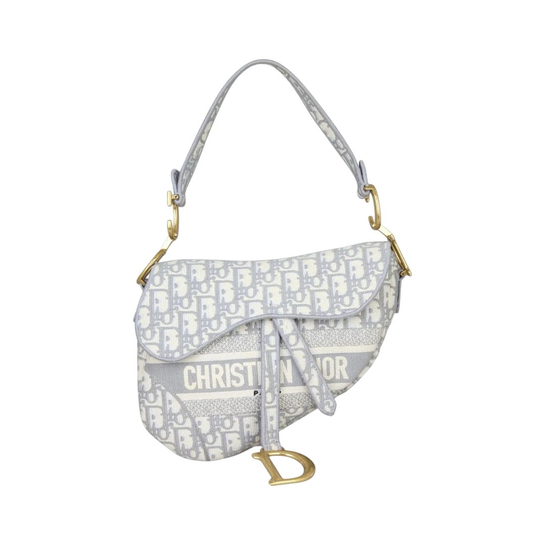 BORSA - DIOR OBLIQUE BLU LADY