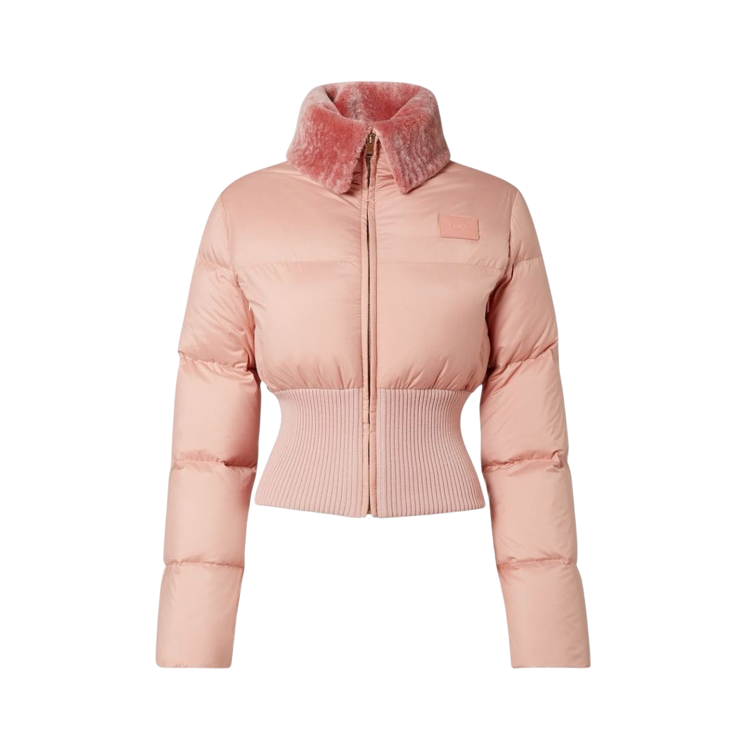 JACKET FENDI PINK SHEARLING