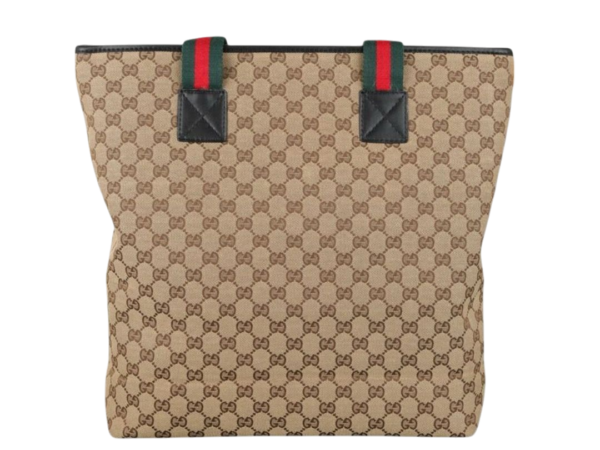 BORSA - GUCCI TOTE DELLA LINEA GG CANVAS SHERRY