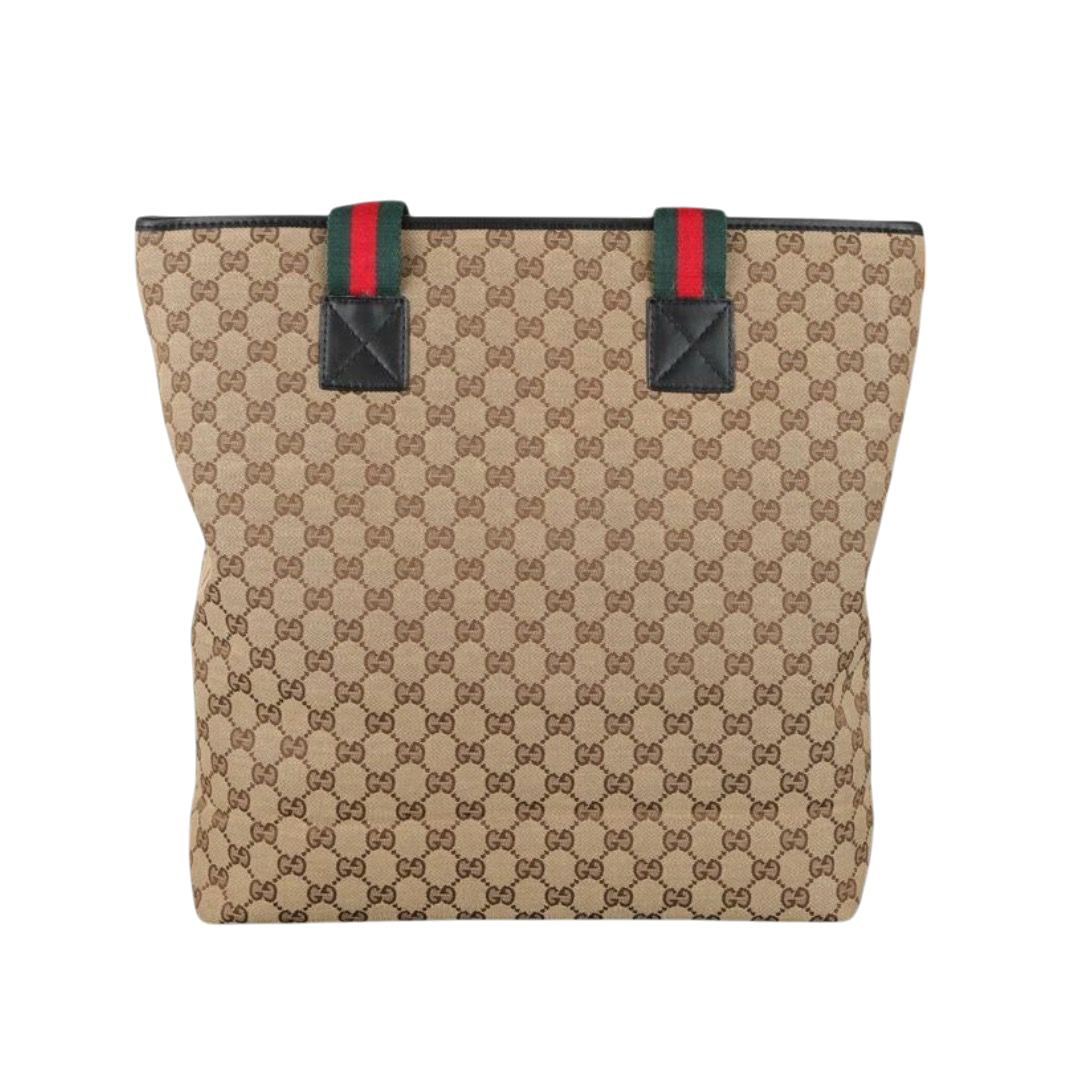 BORSA - GUCCI TOTE DELLA LINEA GG CANVAS SHERRY