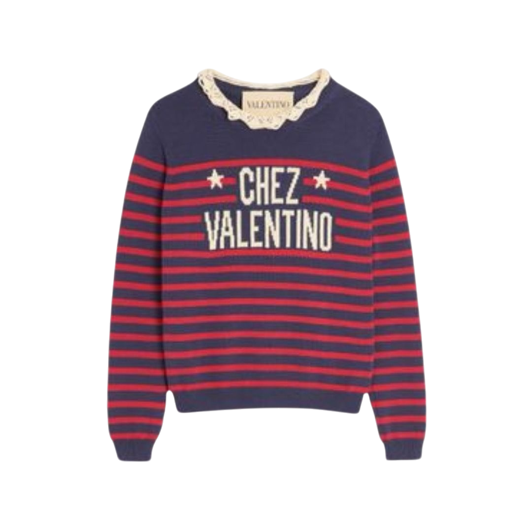 MAGLIONE - VALENTINO PROVENZA BLU