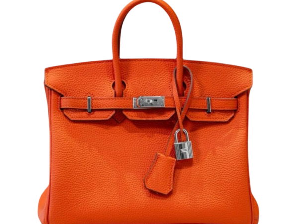 BIRKIN - HERMES RETOURNE 35 BORSA TOTE TOGO ARANCIONE