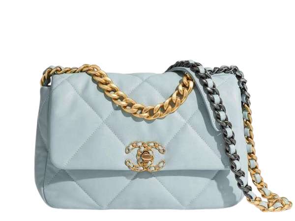 BORSA - CHANEL 26 cm BLU