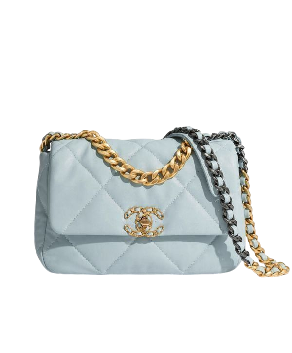 BORSA - CHANEL 26 cm BLU